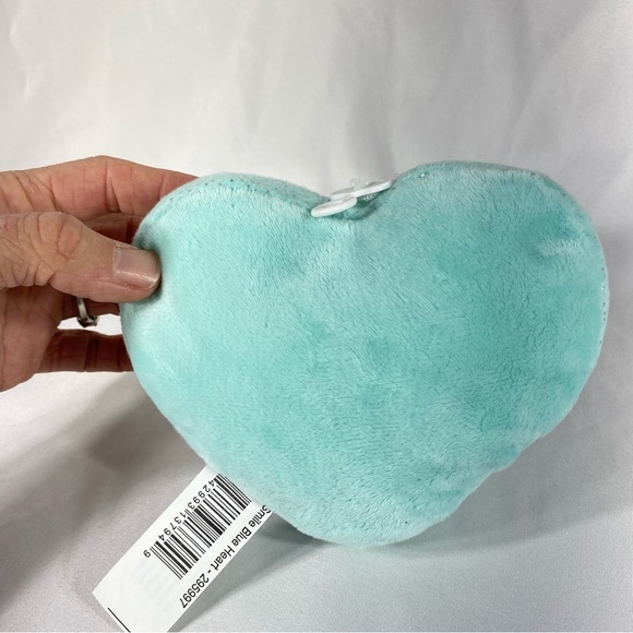 Smile Blue Heart Small Plushie - Picture 2 of 4